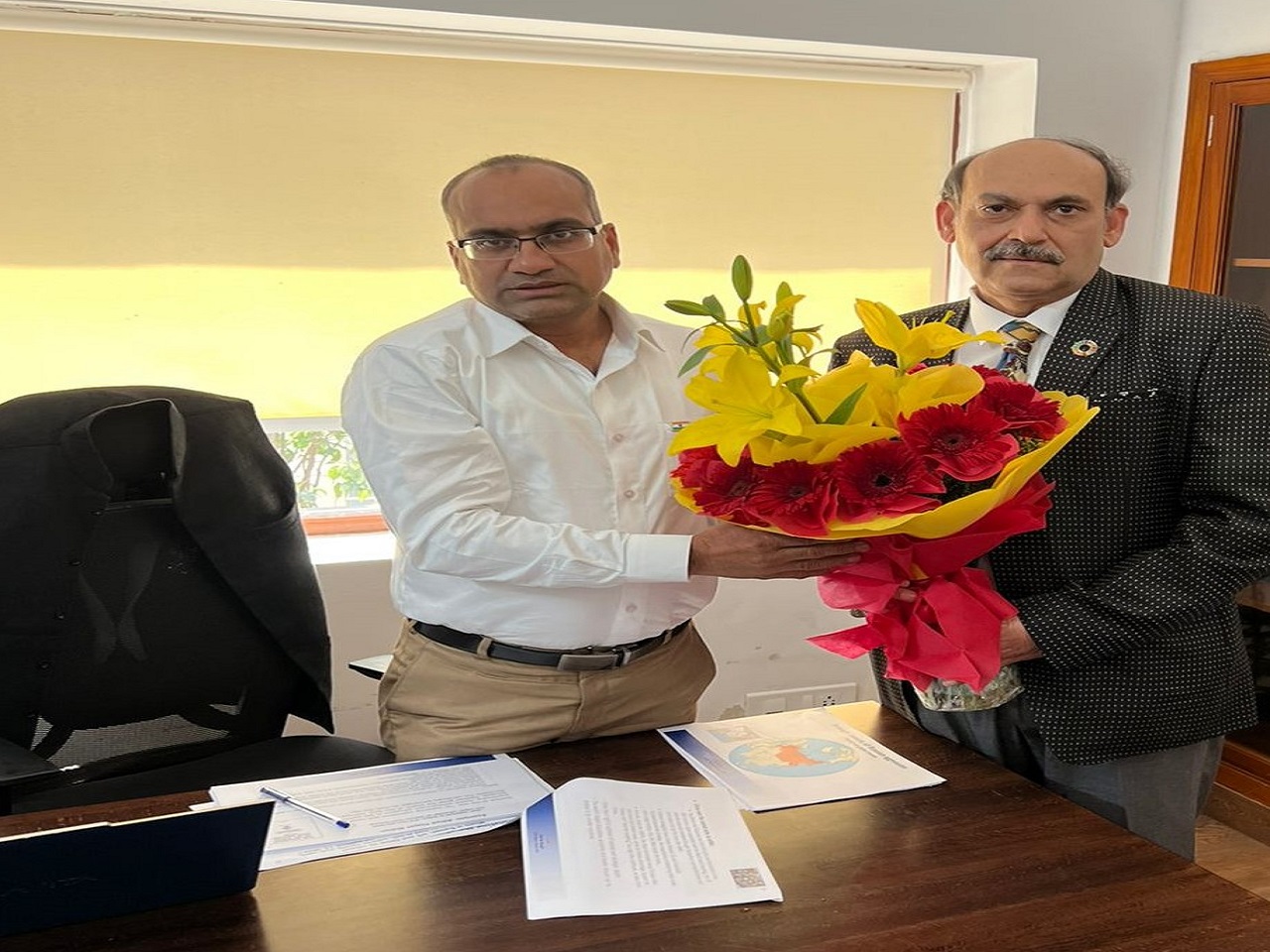 Meeting of Director Technical TCIL with  Shri Sujeet Kumar, Hon’ble Member of Parliament , Odisha on 4th March 2022  for ICT Projects opportunities discussion for the State